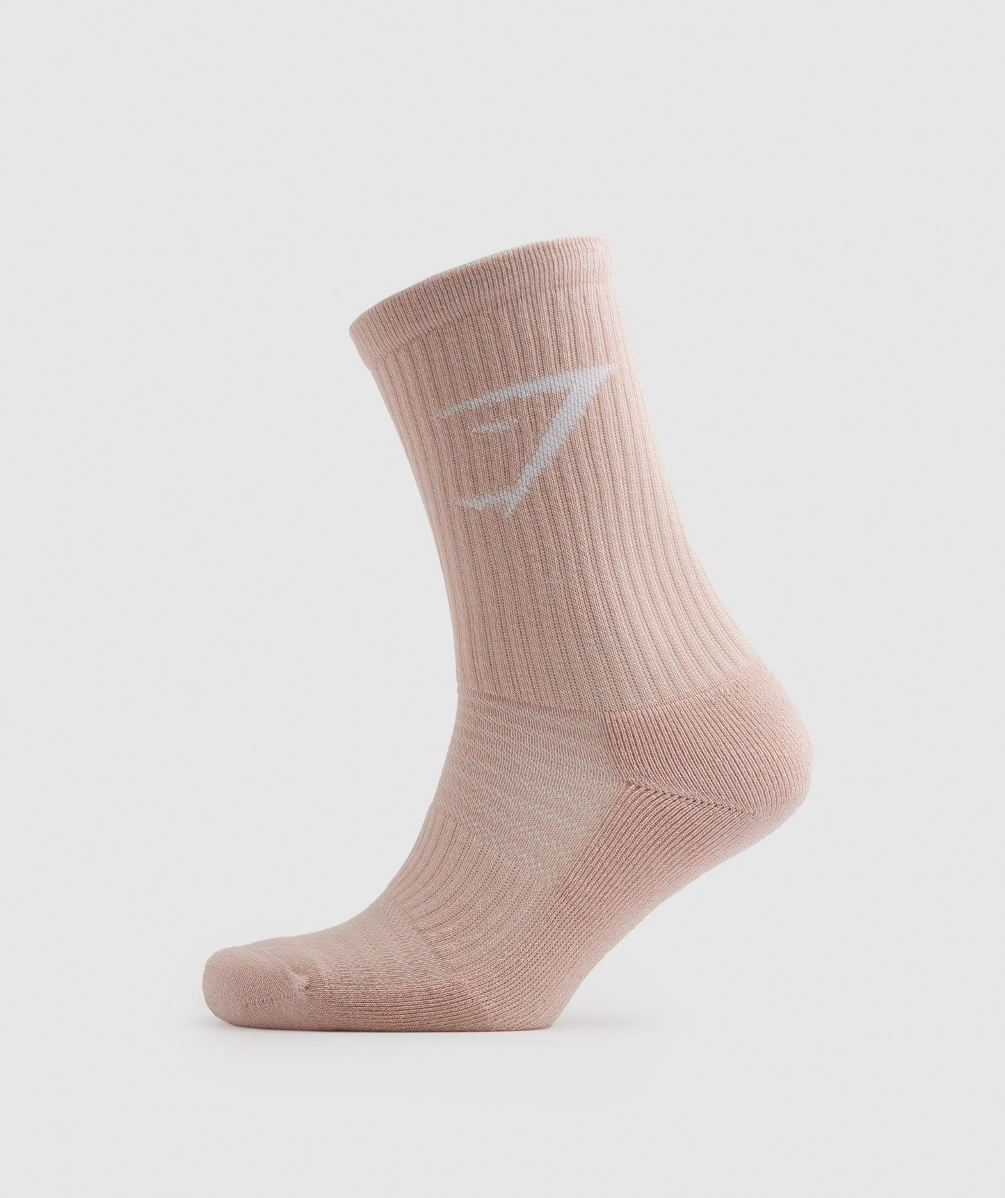 Gymshark Crew Socks 3pk - White/Pink/Red