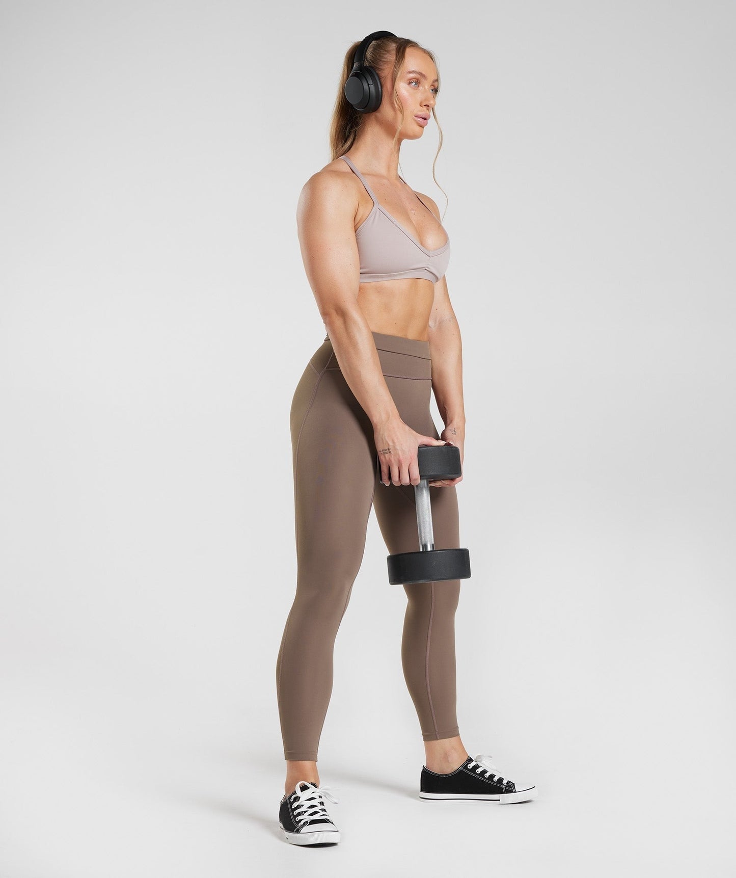 Gymshark Legacy Leggings - Truffle Brown