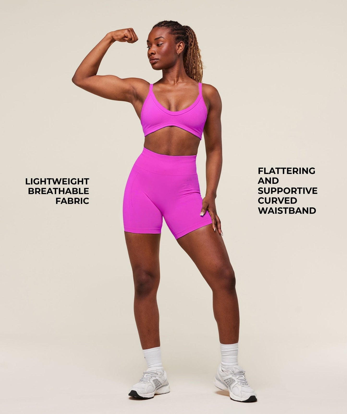 Gymshark Energise Seamless Shorts - Vibrant Pink
