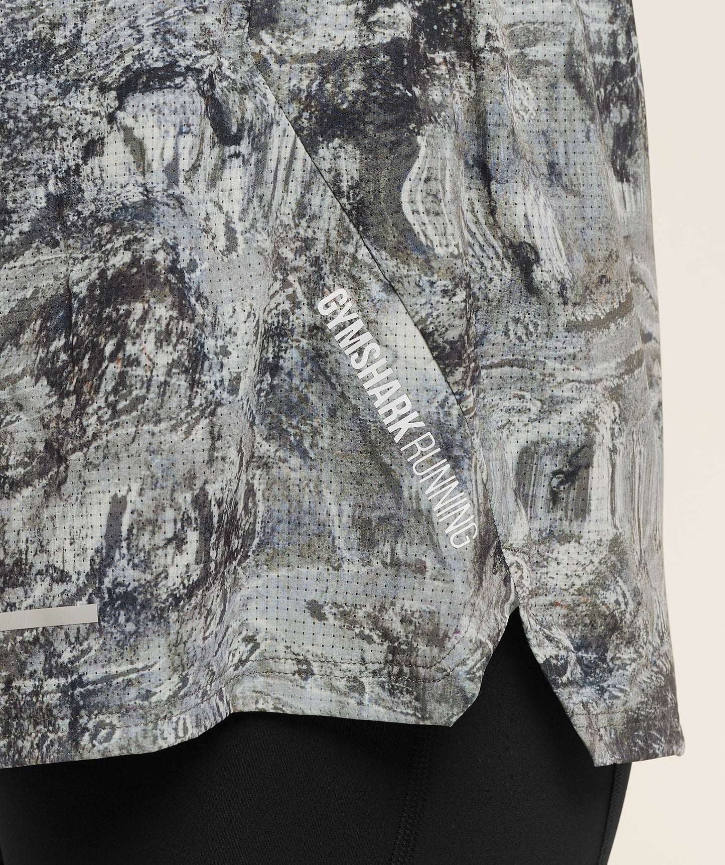 Gymshark Running 4" 2in1 Shorts - Dark Grey / Black