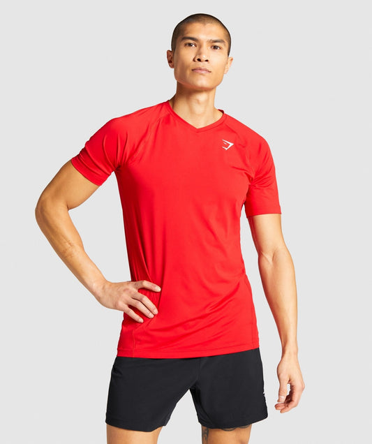 Gymshark Veer T-Shirt - Red