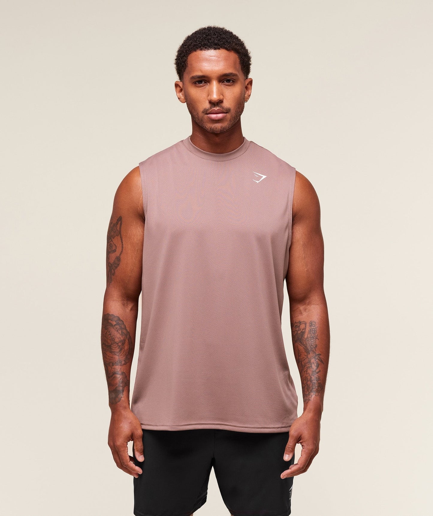 Gymshark Arrival Oversized Tank - Chestnut Pink