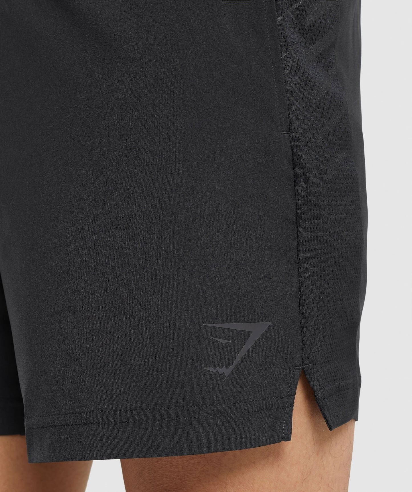 Gymshark Sport Stripe 7" Shorts - Black