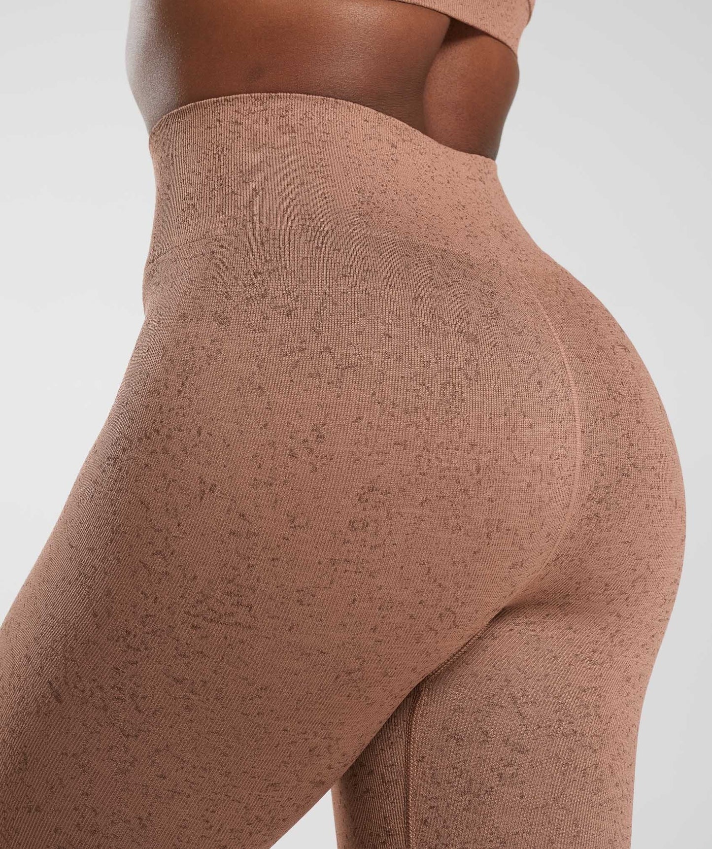 Gymshark Adapt Fleck x Whitney Leggings - Sandstone Brown