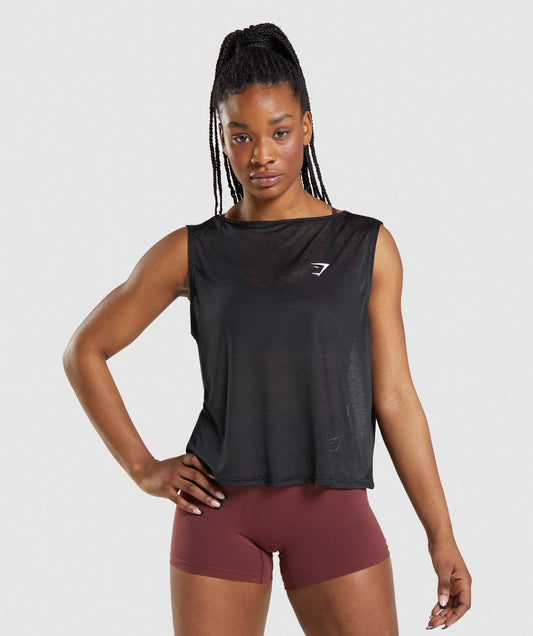 Gymshark Training Oversized Tank - Black