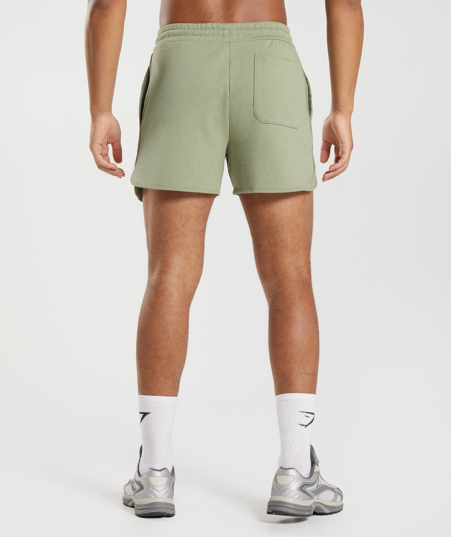 Gymshark Rest Day Sweats 4'' Lounge Shorts - Sage Green