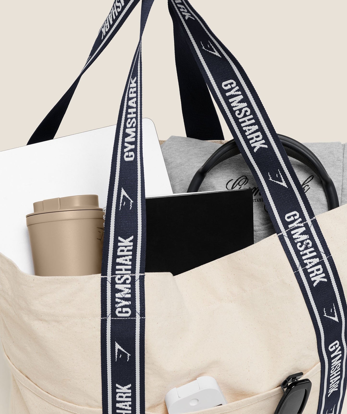 Gymshark Logo Tote - Undyed