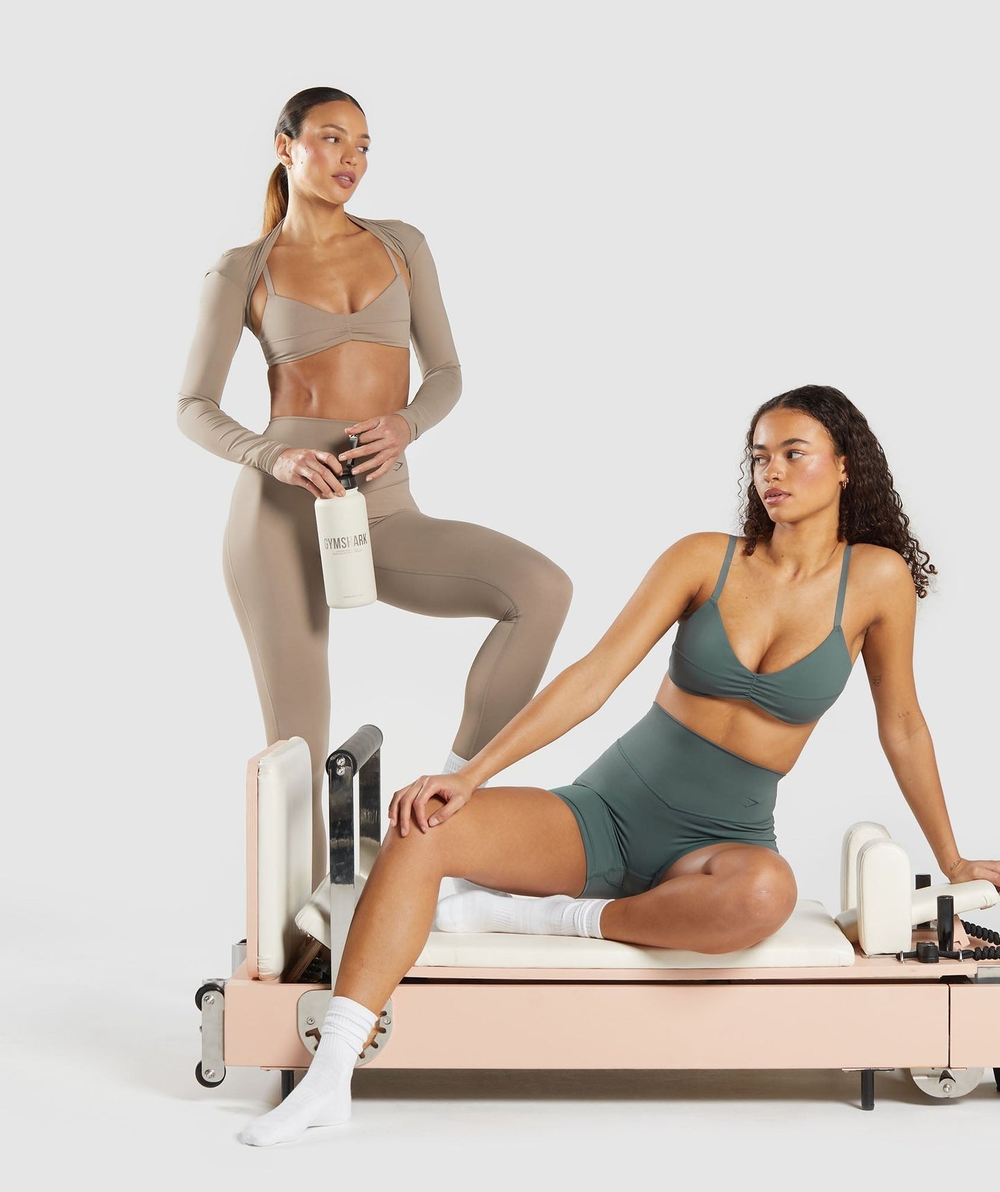 Gymshark Elevate Long Sleeve Top - Lifestyle Brown
