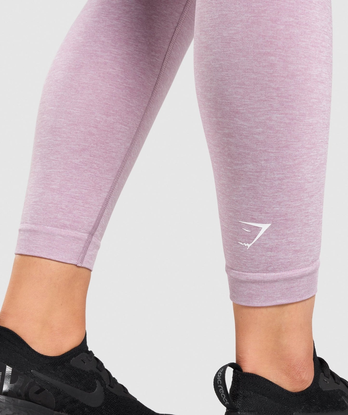 Gymshark Adapt Marl Seamless Leggings - Light Purple