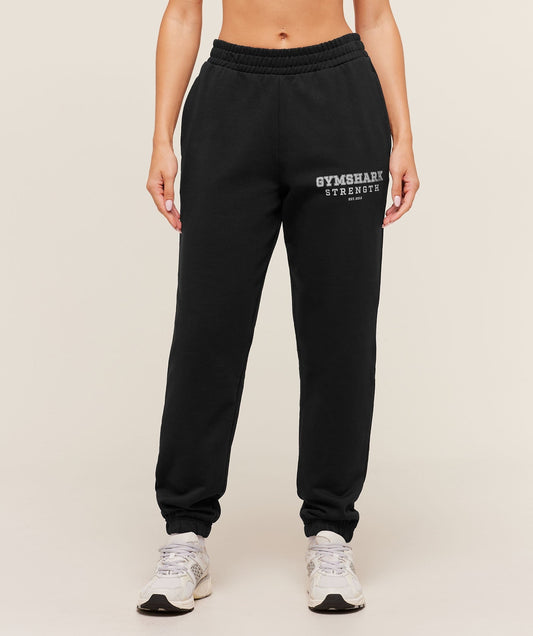 Gymshark Strength Graphic Joggers - Black
