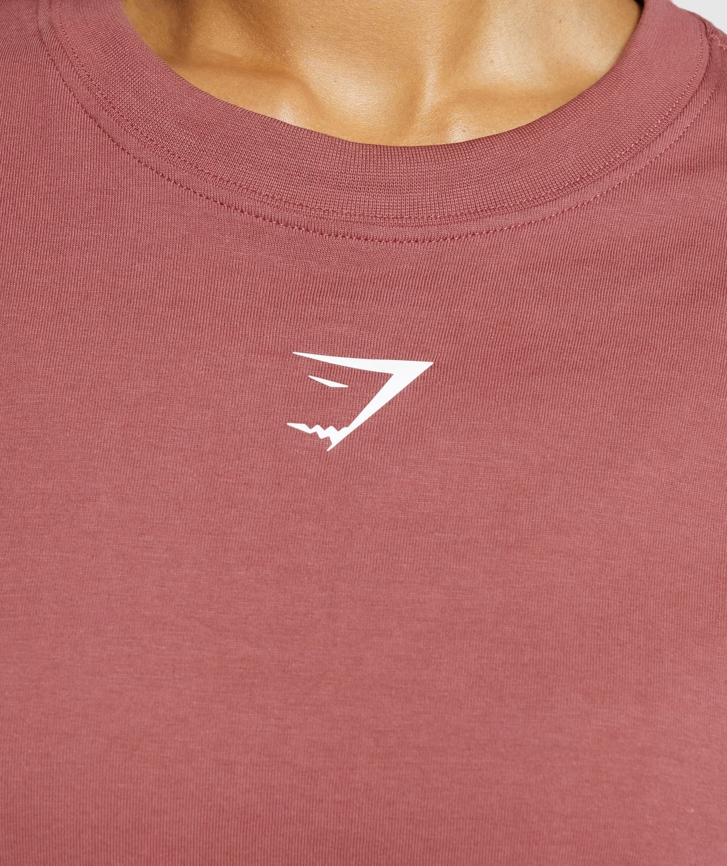 Gymshark Fraction Oversized T-Shirt - Soft Berry