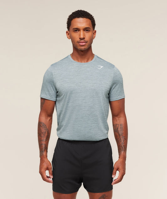 Gymshark Arrival T-Shirt - Smoke Blue/Denim Grey