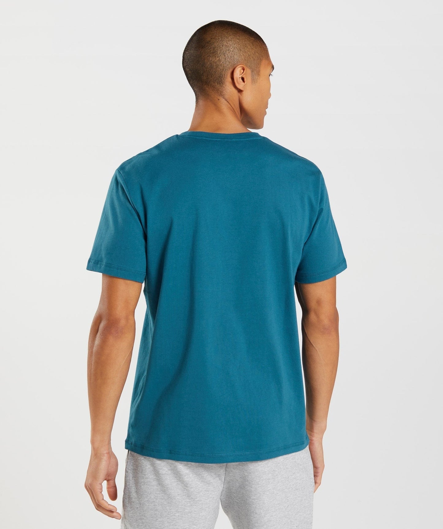 Gymshark Sharkhead Infill T-Shirt - Atlantic Blue