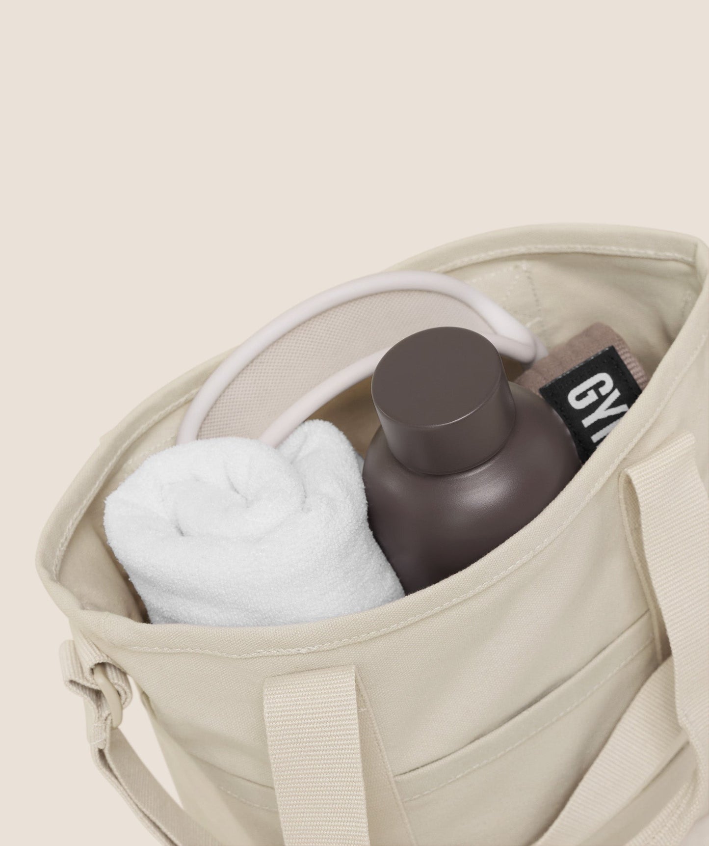 Gymshark Graphic Mini Tote - Pebble Grey