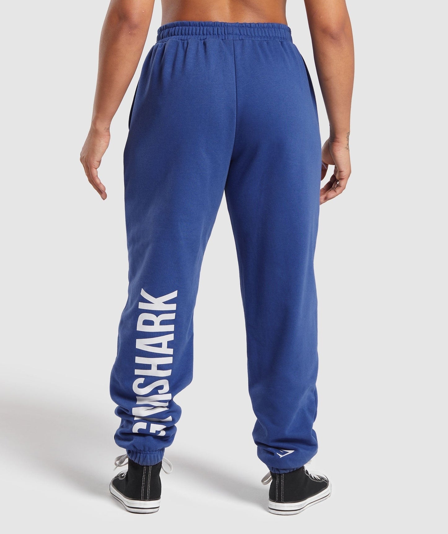Gymshark Training Department Graphic Oversized Joggers - Wave Blue