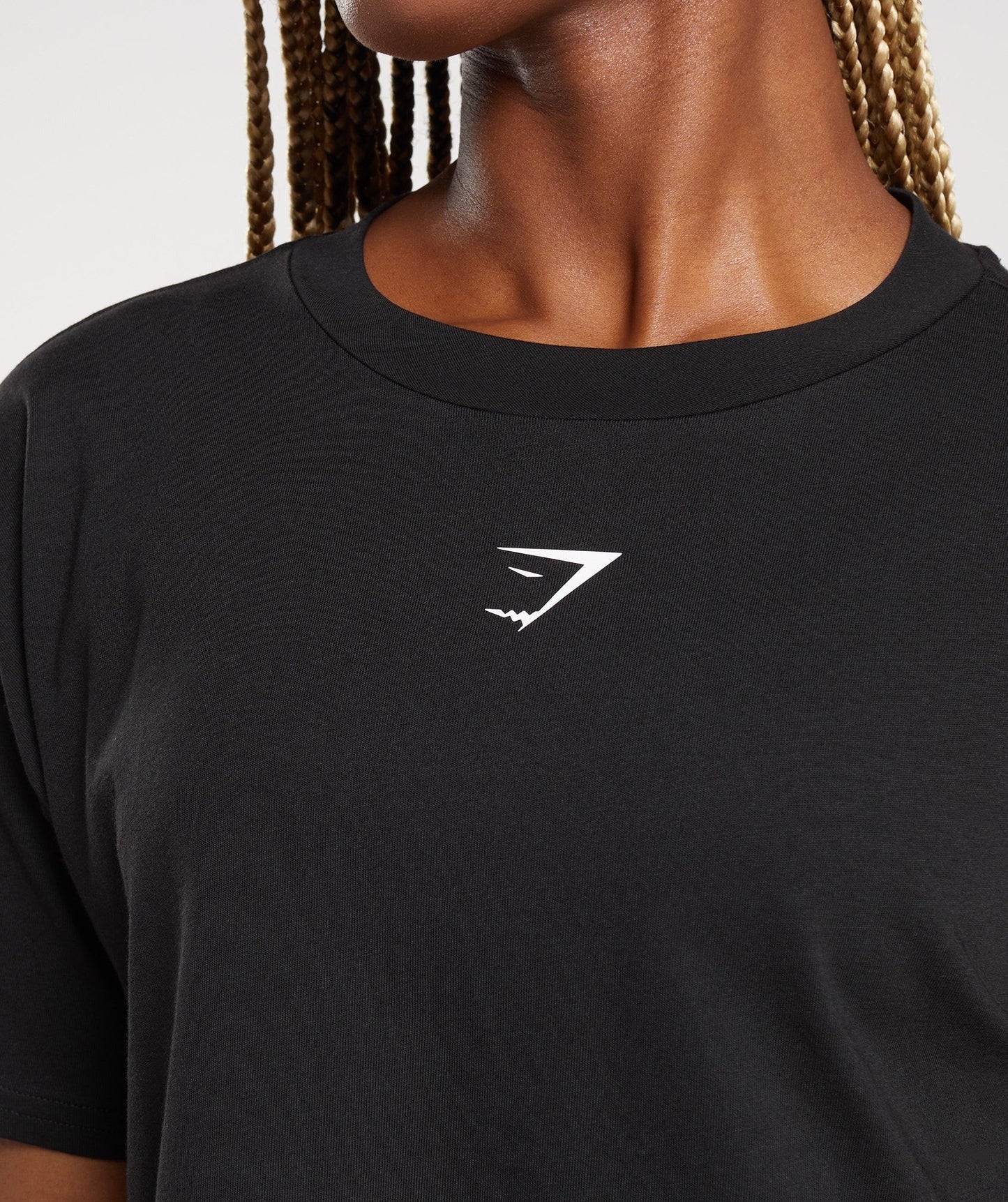 Gymshark Central Graphic Midi Tee - Black