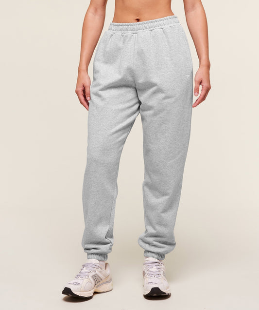 Gymshark Training Fleece Short Jogger - Light Grey Core Marl