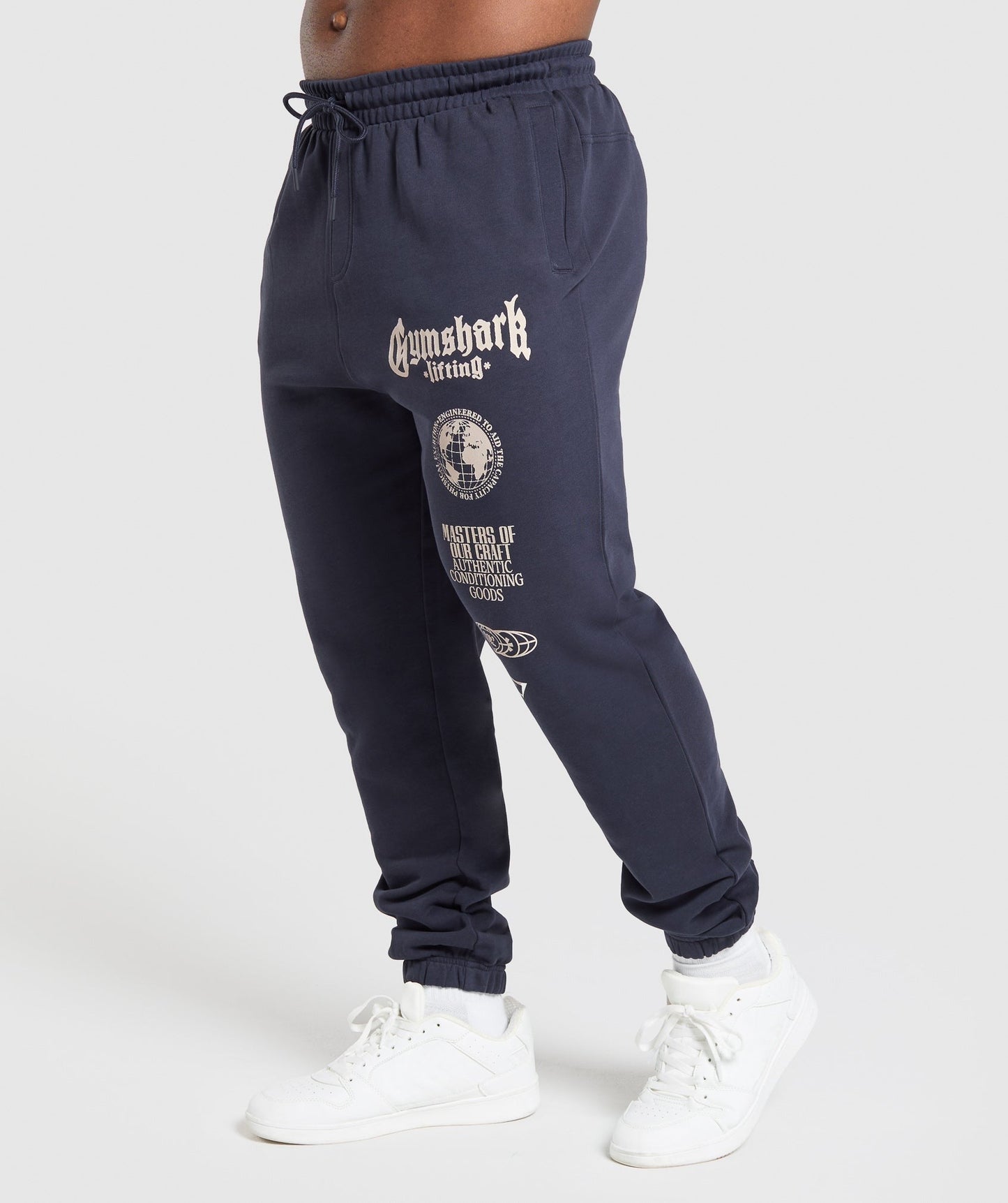 Gymshark Global Lifting Oversized Essential Joggers - Heavy Blue