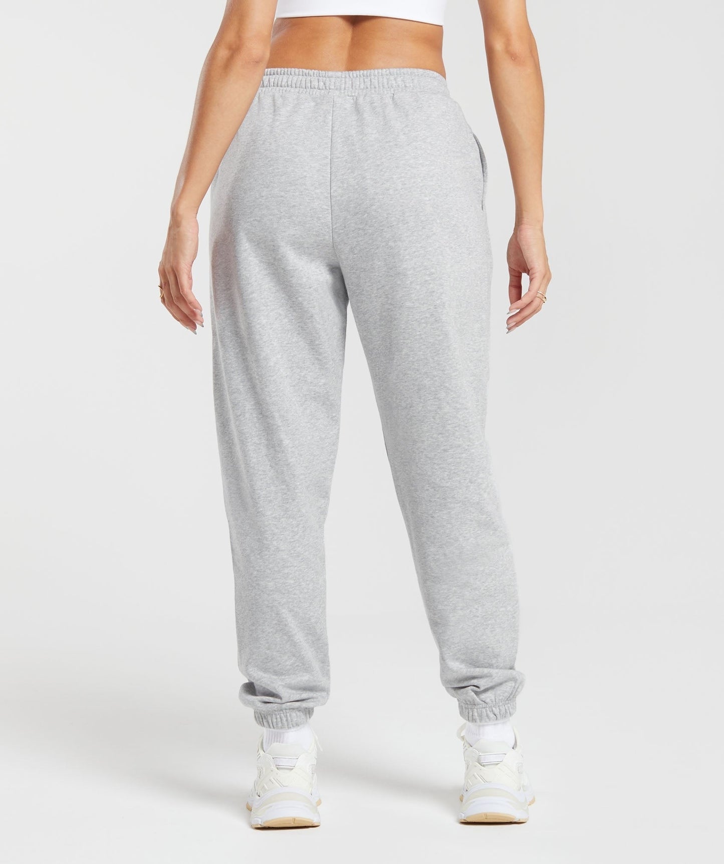 Gymshark Cherub Graphic Joggers - Light Grey Core Marl