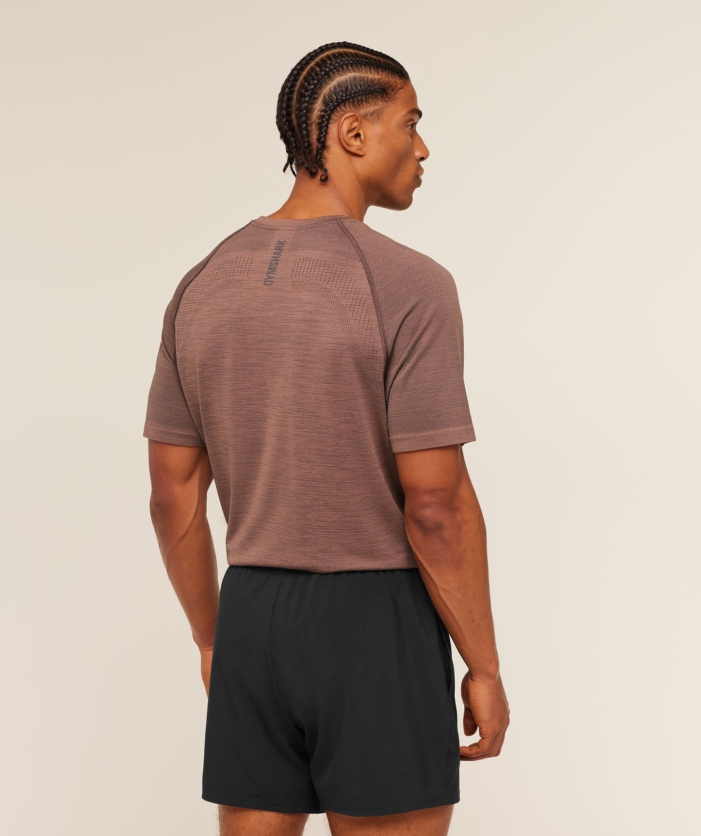Gymshark Versatile Seamless T-Shirt - Taupe Brown/Cool Brown