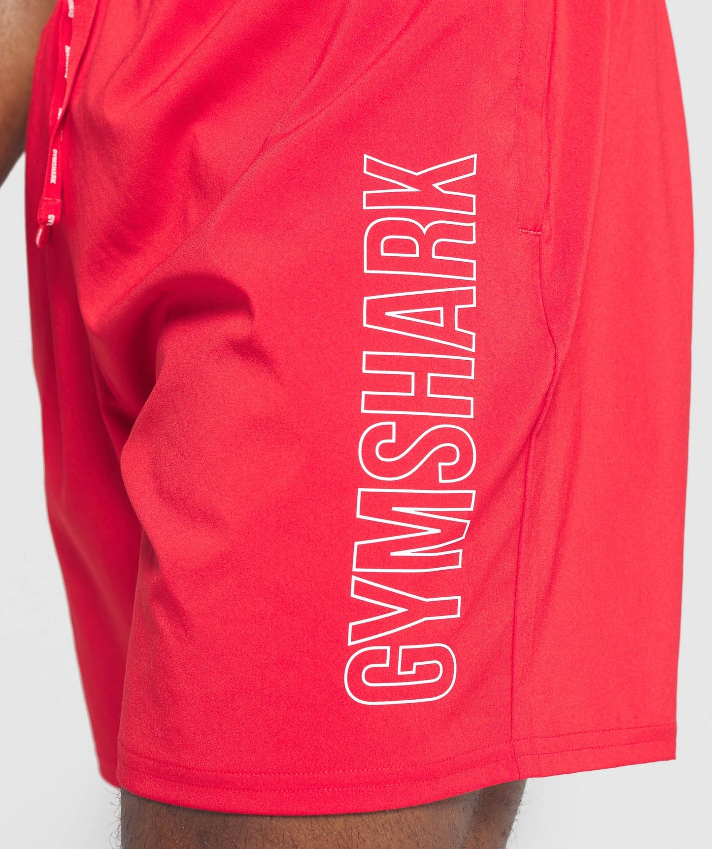 Gymshark Arrival Graphic Shorts - Red
