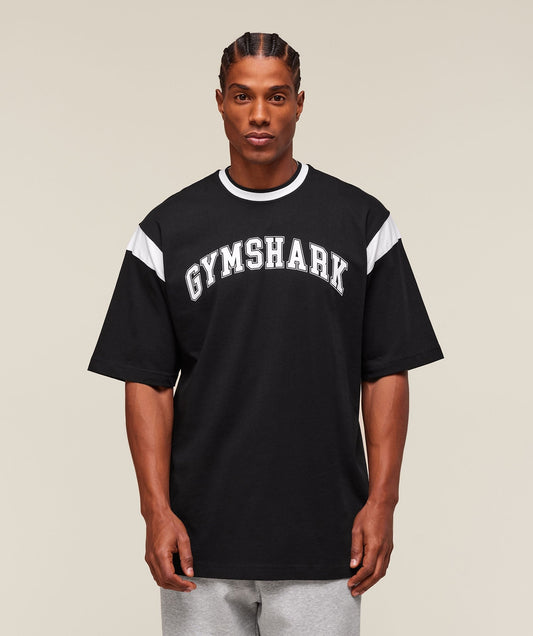Gymshark GSLC Oversized T-Shirt - Black/White