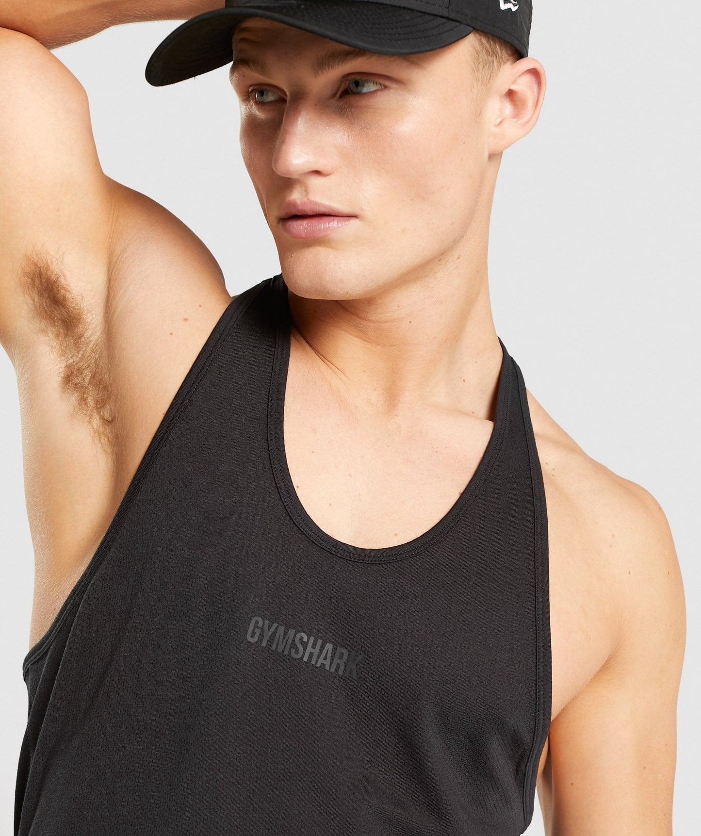 Gymshark Chalk Stringer - Black