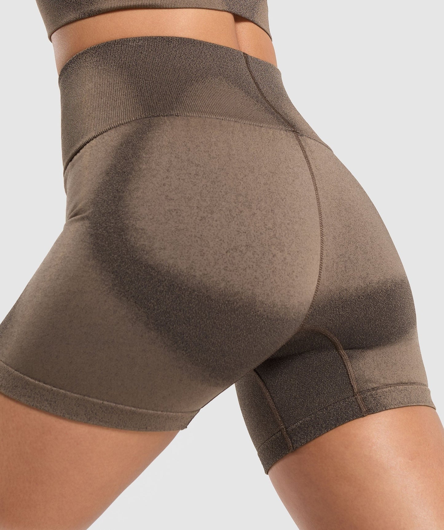 Gymshark Blur Seamless Shorts - Archive Brown/Soul Brown