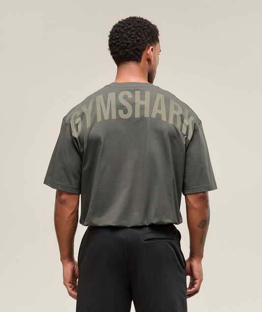 Gymshark Power T-Shirt - Strength Green