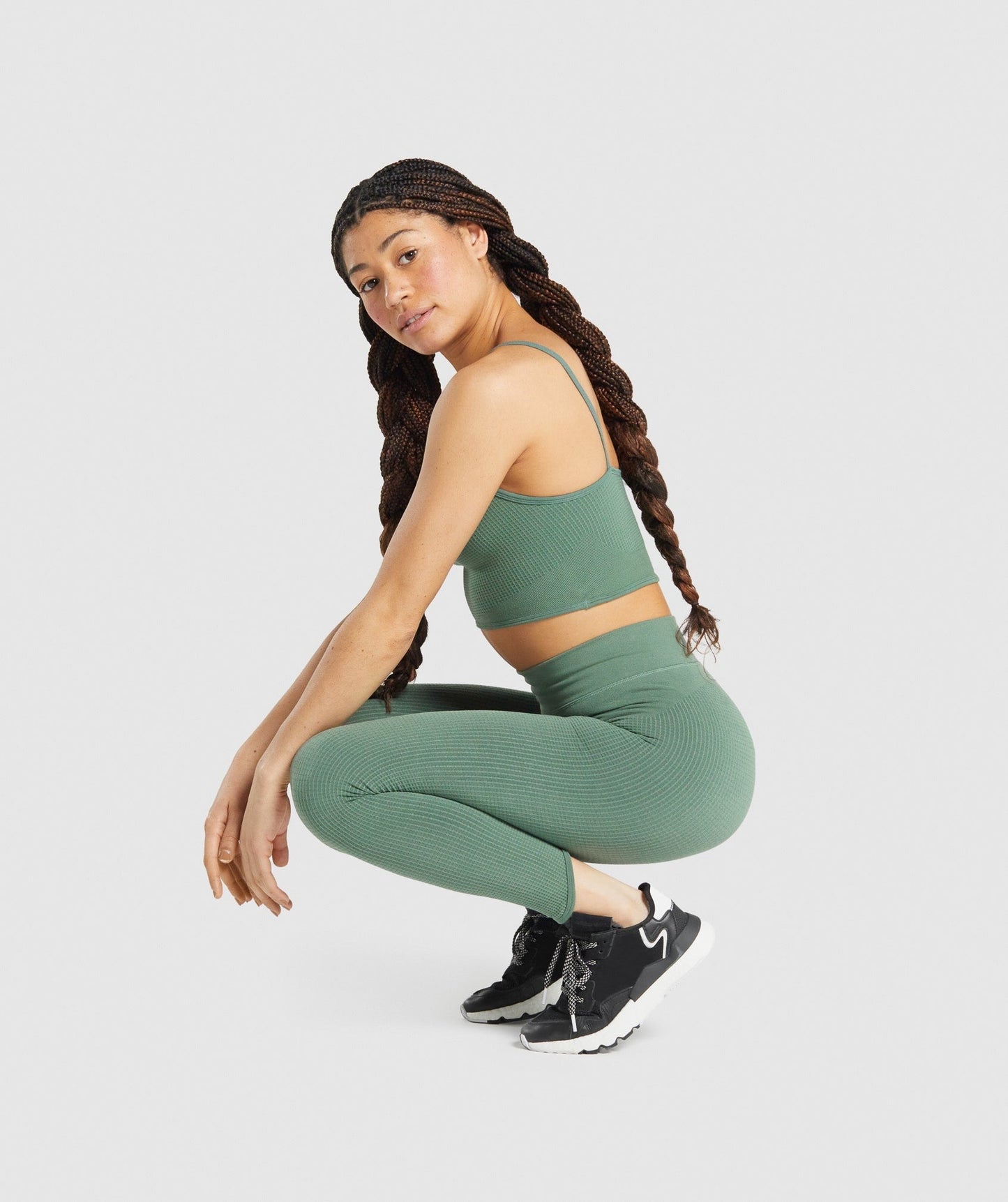 Gymshark Pause Seamless Leggings - Green