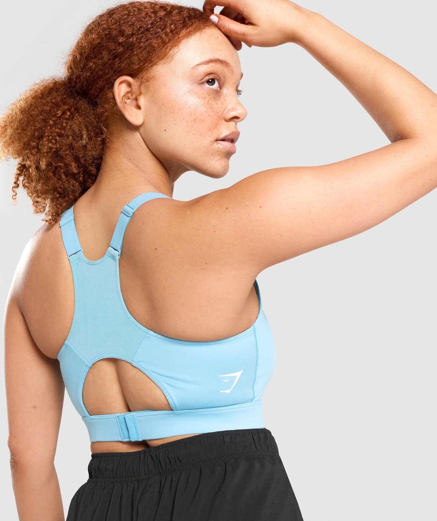 Gymshark Racer Back Sports Bra - Light Blue