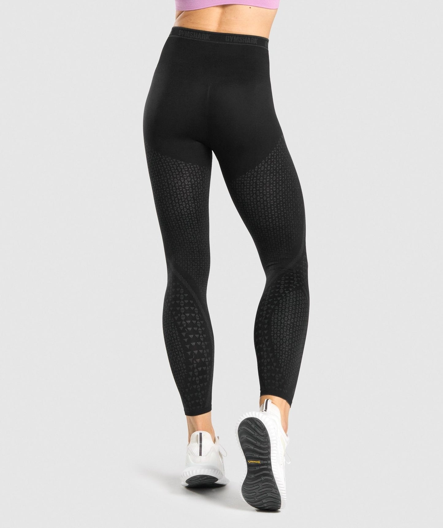 Gymshark Apex Seamless Leggings - Black/Grey