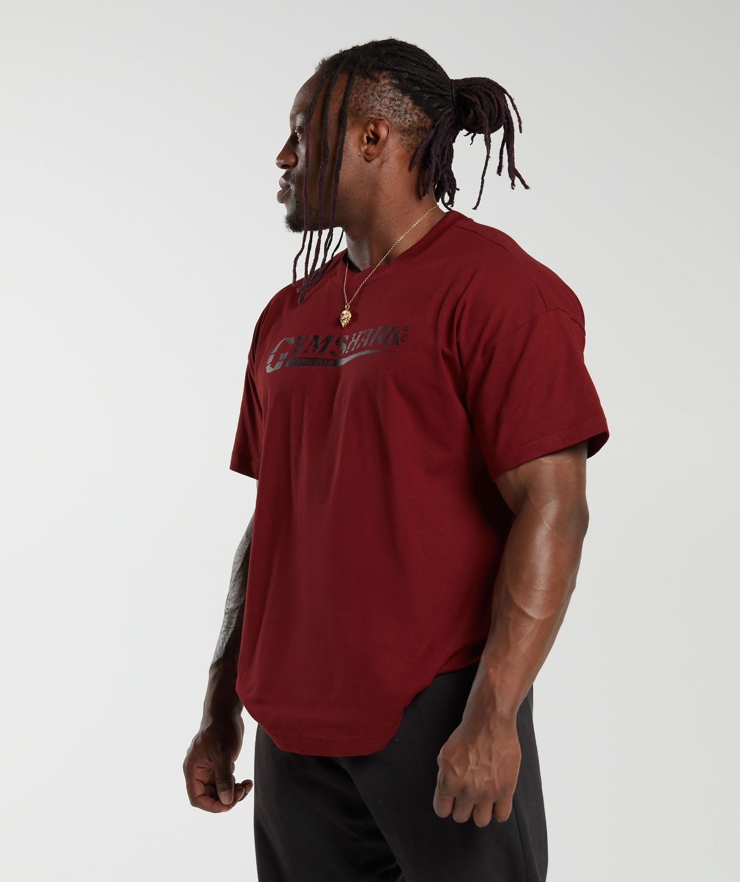 Gymshark Pump Cover T-Shirt - Spiced Red