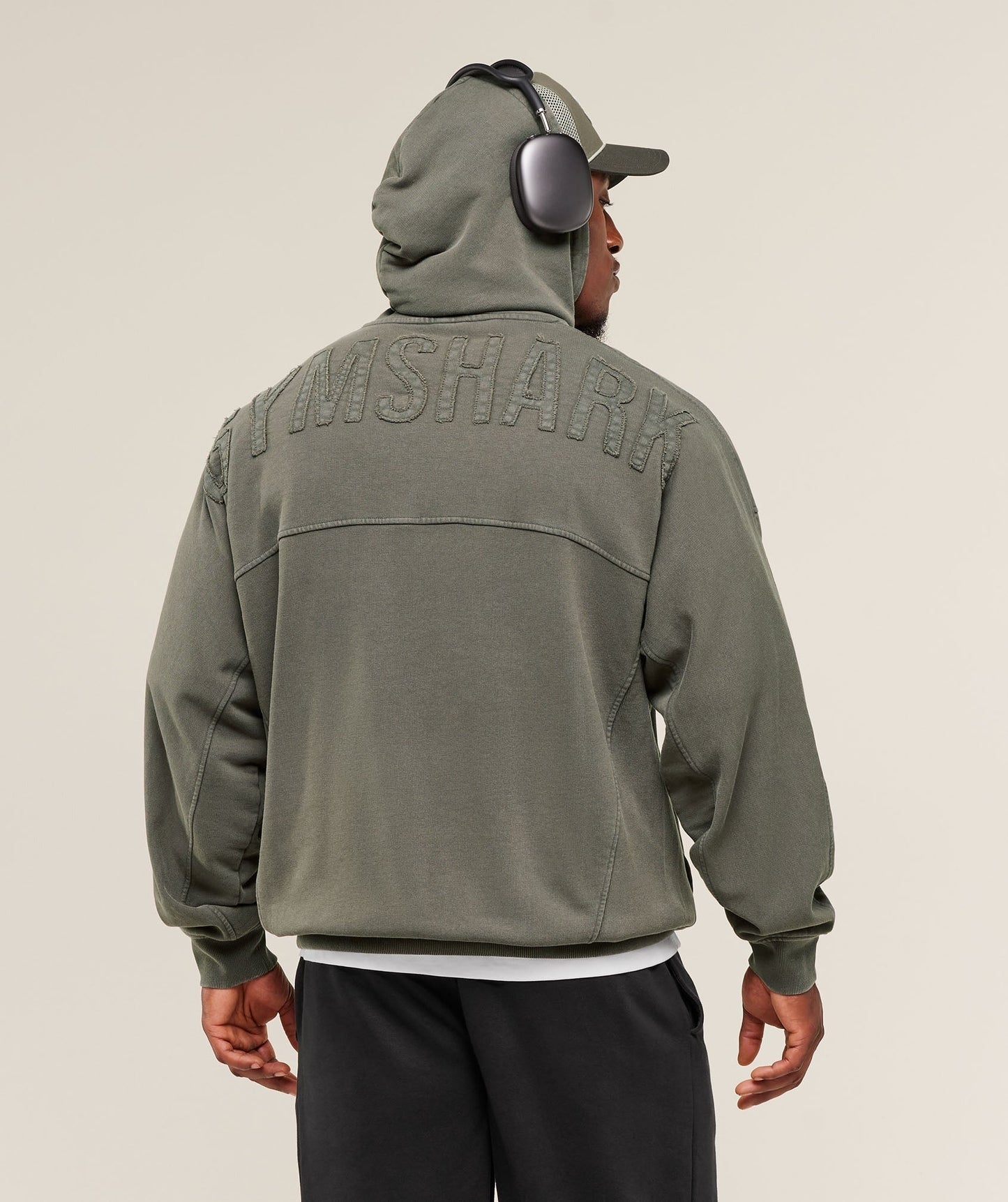 Gymshark Power Washed Hoodie - GS Strength Green