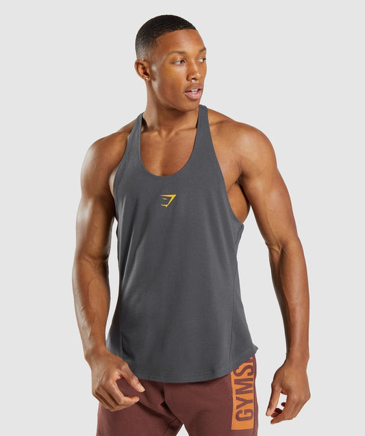 Gymshark Bold Stringer - Onyx Grey