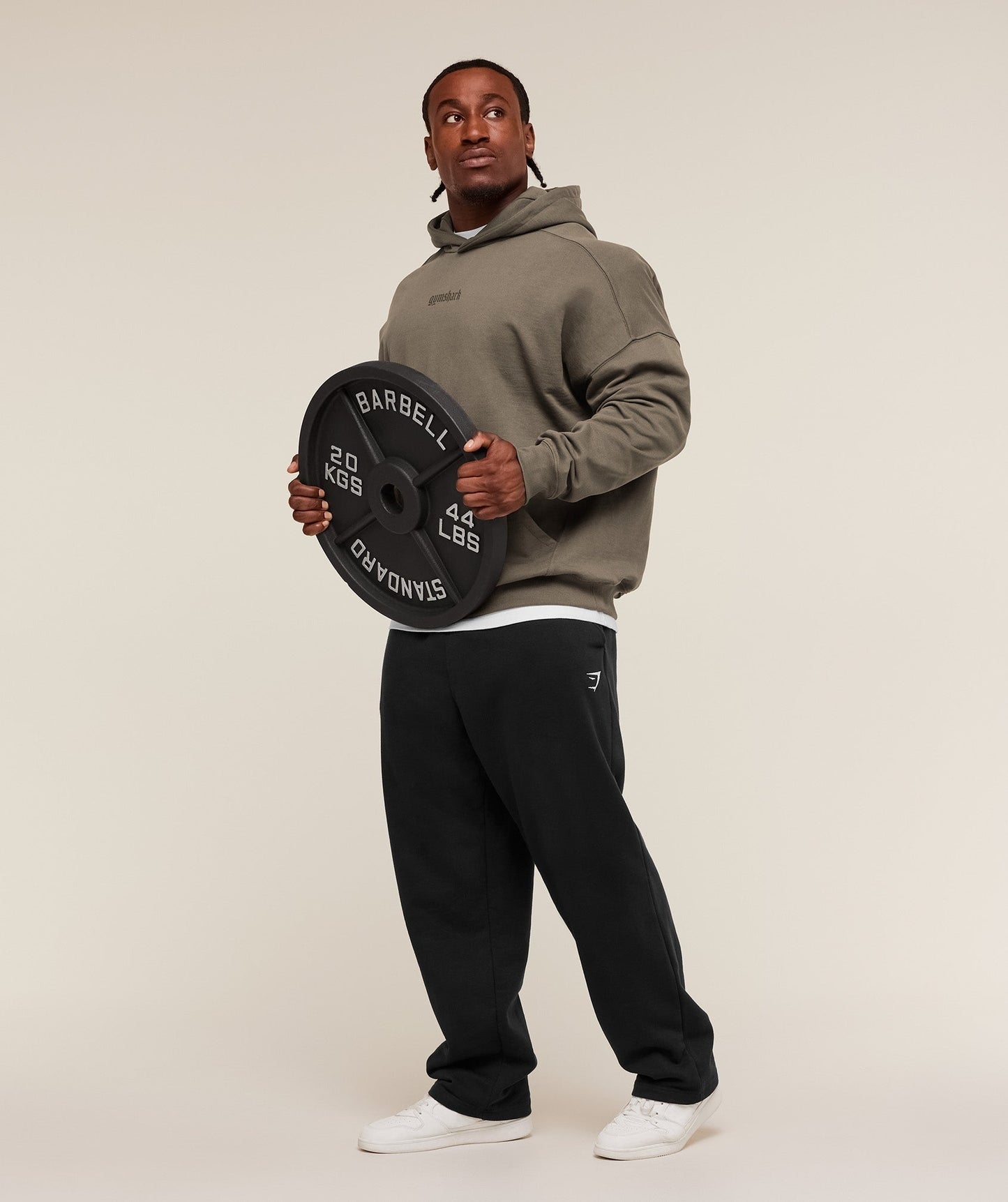 Gymshark Olde English Hoodie - Camo Brown