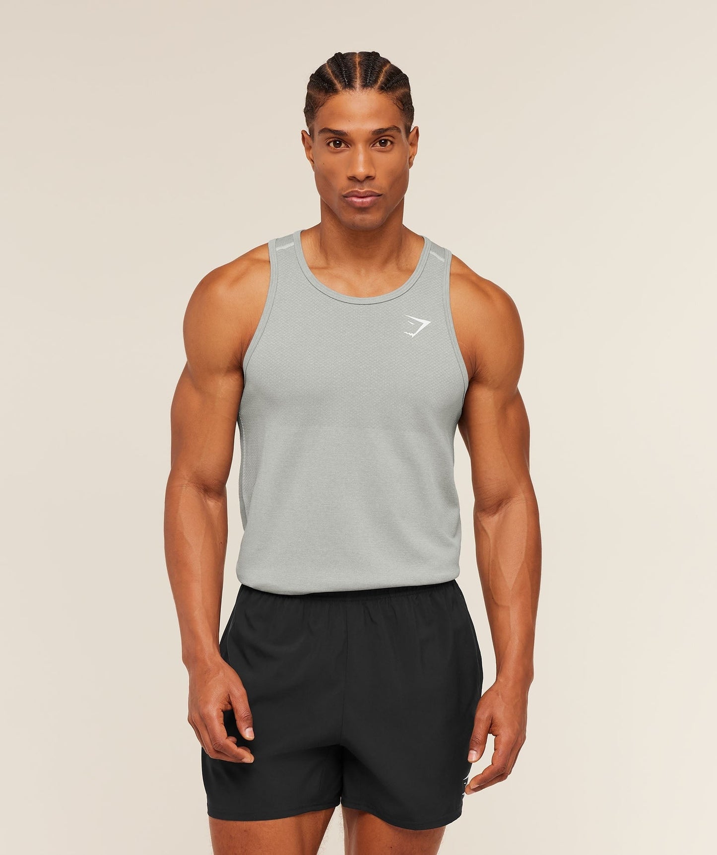 Gymshark Vital Tank - Light Grey/Smokey Grey