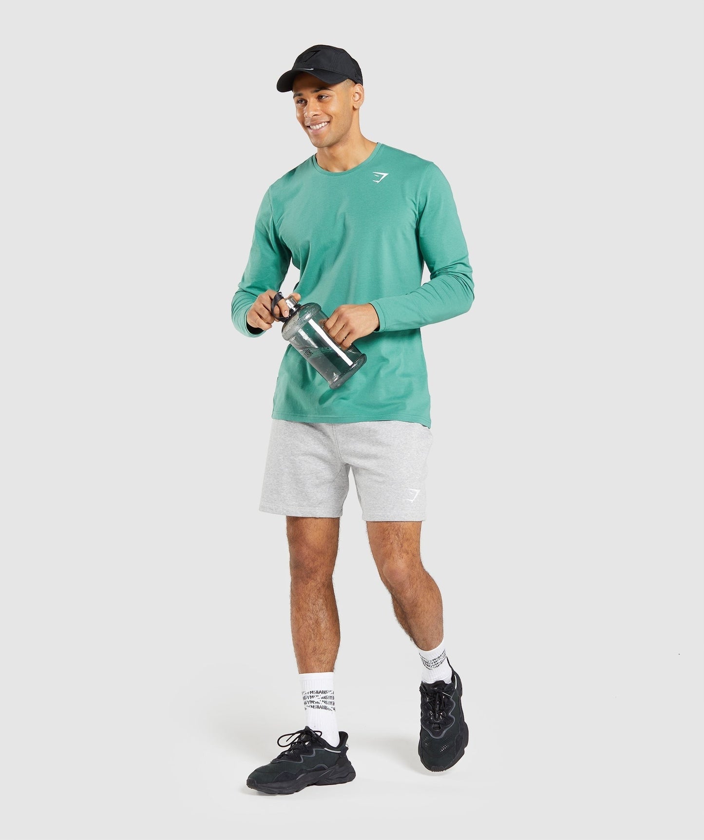 Gymshark Essential Long Sleeve T-Shirt - Alpine Green