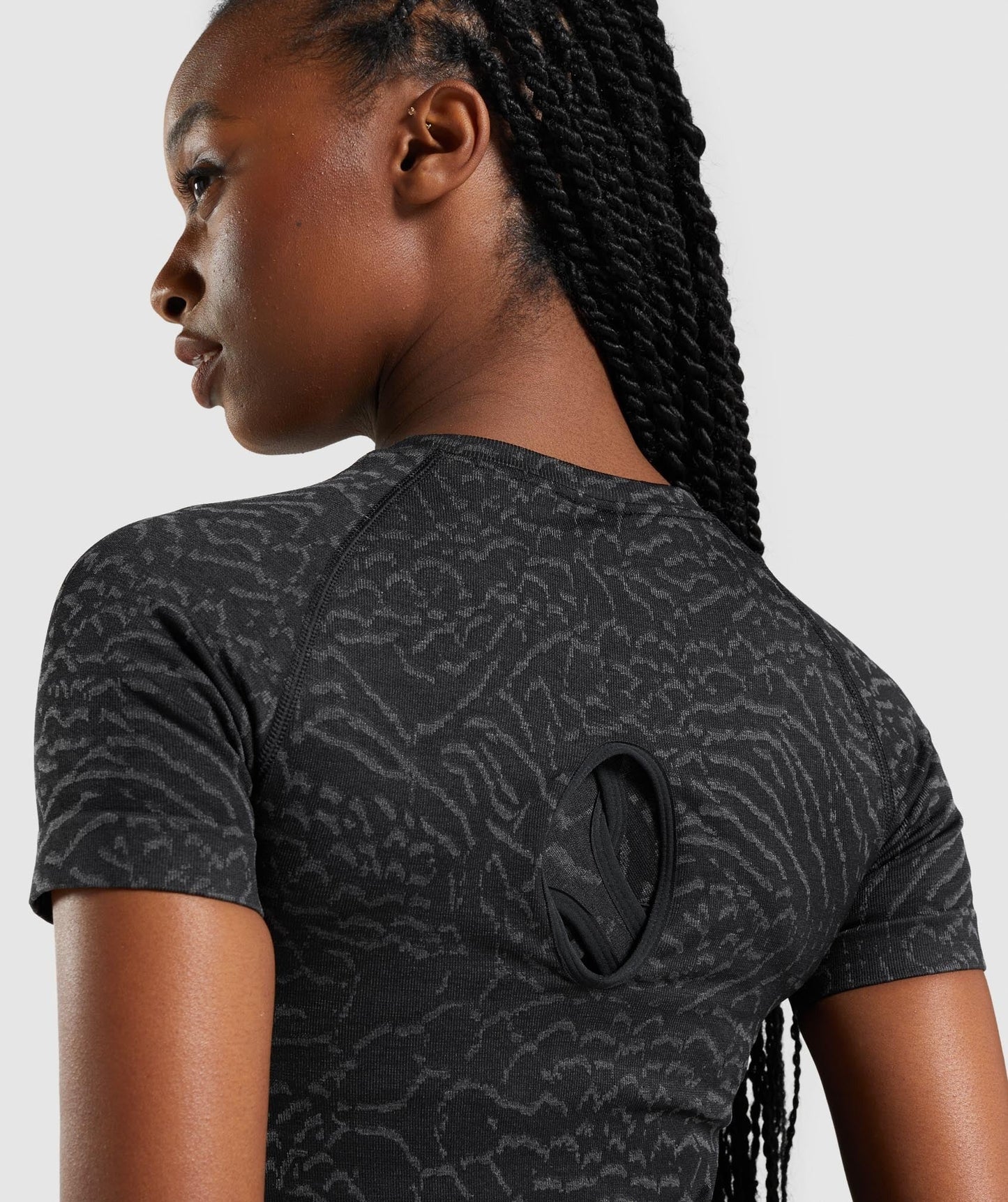 Gymshark Adapt Animal Seamless T-Shirt - Black
