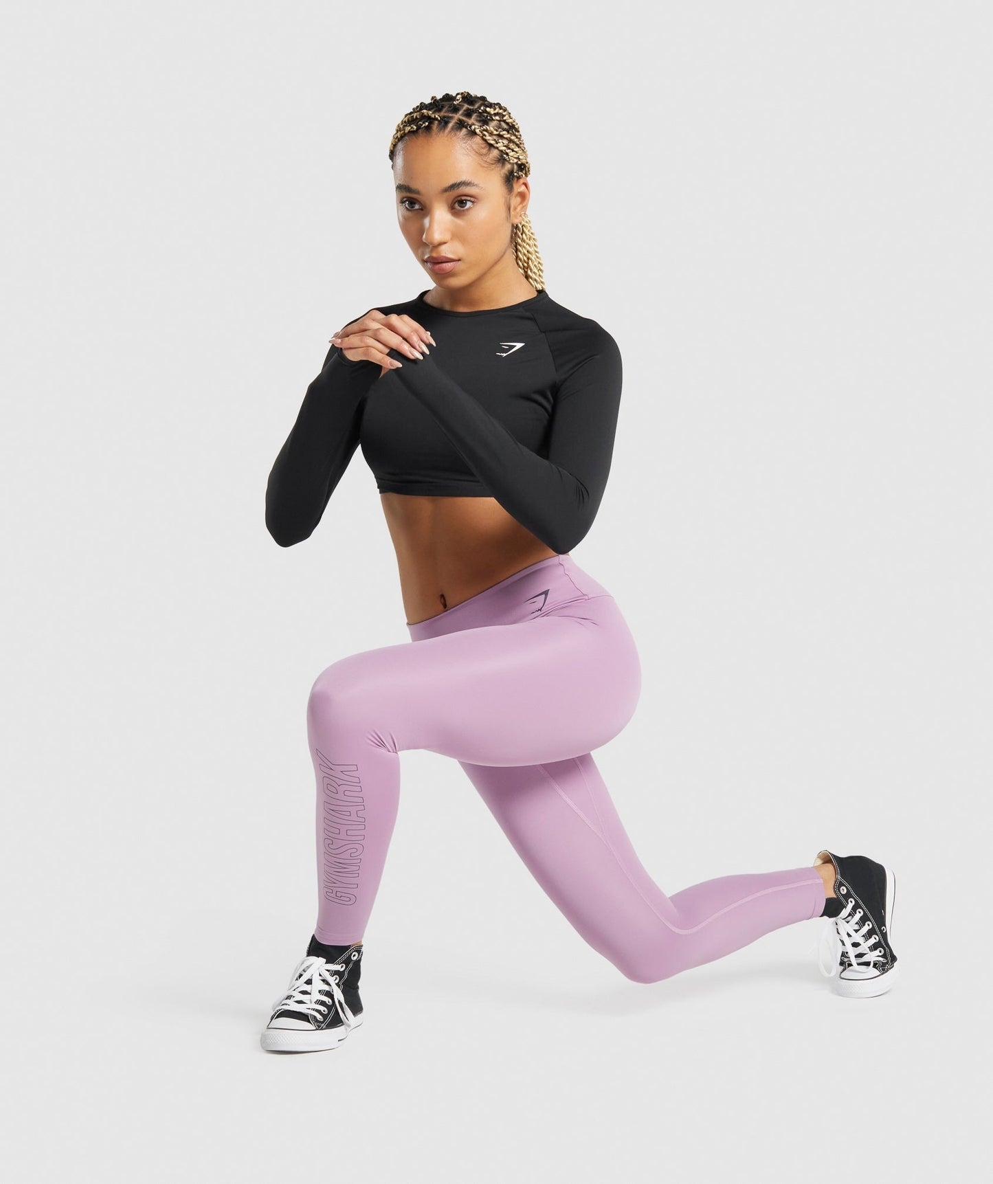 Gymshark Training Graphic Leggings - Purple
