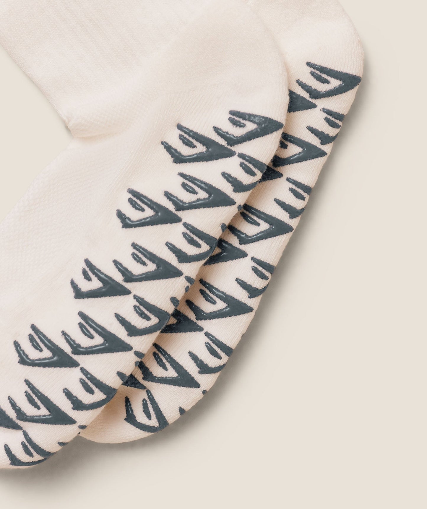 Gymshark Frill Pilates Midi Sock - Soft White/Iron Blue