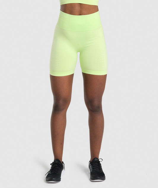 Gymshark Apex Seamless Shorts - Green/Light Green
