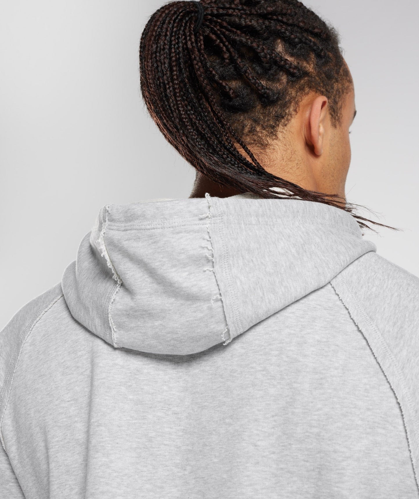 Gymshark Legacy Short Sleeve Cropped Hoodie - Light Grey Marl