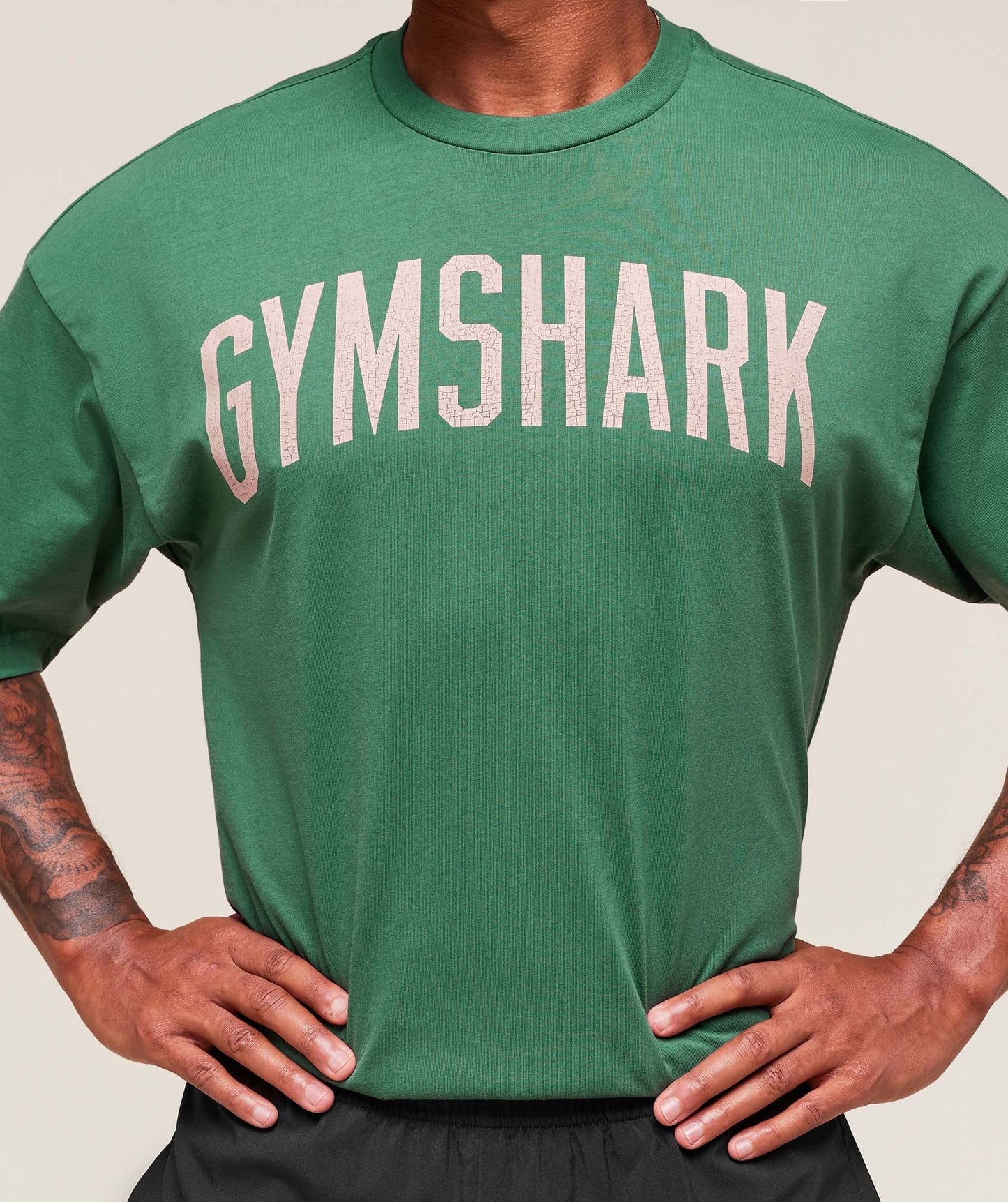 Gymshark Worn Graphic T-Shirt - Lift Green