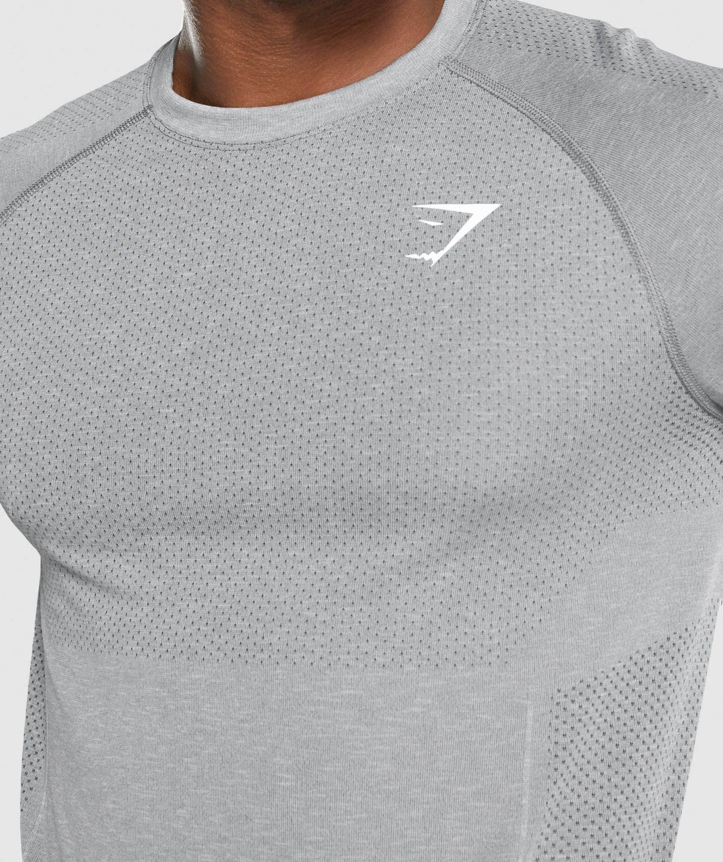 Gymshark Vital Light Long Sleeve T-Shirt - Charcoal Marl