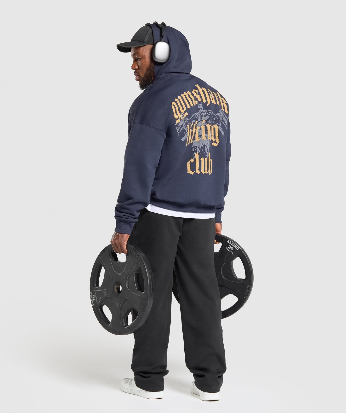Gymshark Lifting Club Hoodie - Heavy Blue