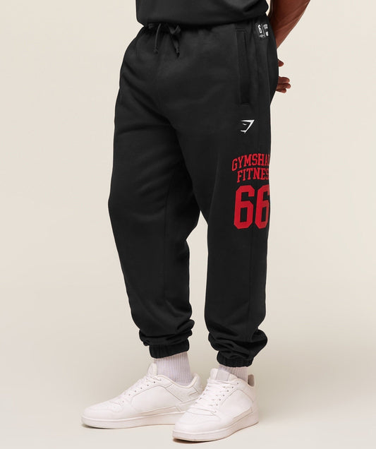 Gymshark Campus Oversized Jogger - Black