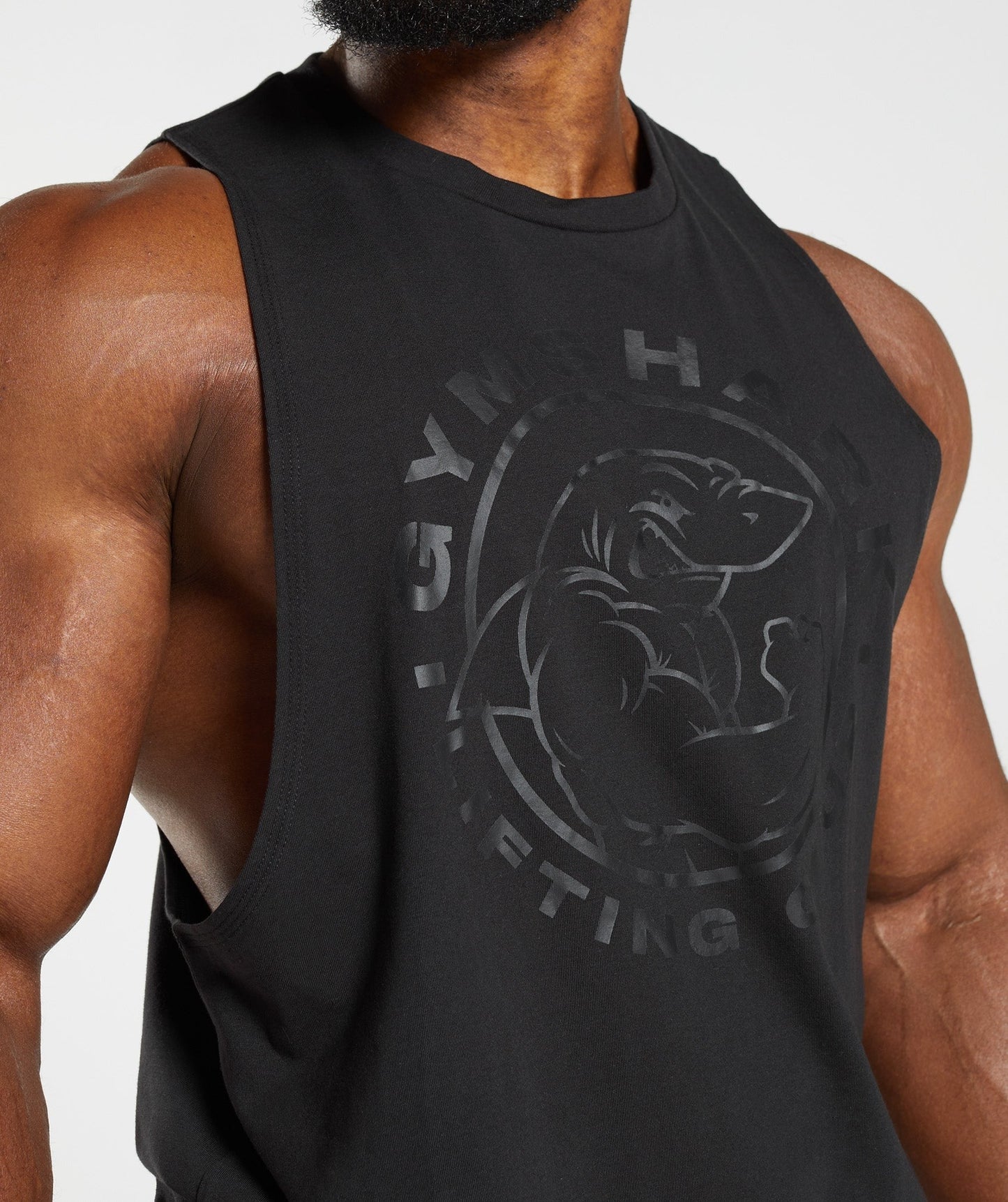 Gymshark Legacy Drop Arm Tank - Black