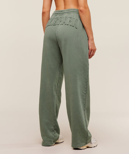 Gymshark Power Washed Joggers - Unit Green/Acid Wash