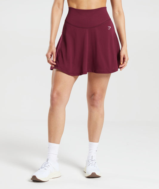 Gymshark Sweat Seamless Skort - Plum Pink